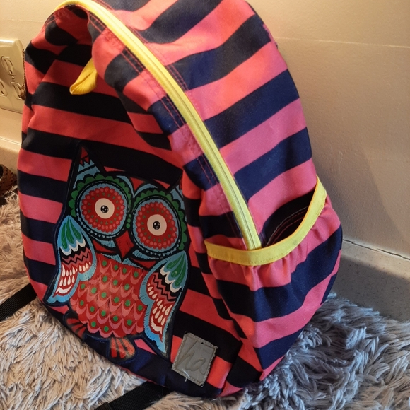 Hanna Anderson Backpack and Dan Dee Stuffed owl - Picture 8 of 16